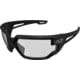 Mechanix Wear Tactical Type-X Shooting Glasses, Black Frame, Clear Lens, Bag, VXF-10AF-PU