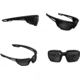 Mechanix Wear Vision Type-X Safety Glasses, Black Frame with Smoke Lens, One Size, VXF-20AF-BU