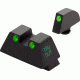Meprolight Glock 9 mm/357 Sig/40 SW/45 GAP Green/Green Fixed Set TD, ML10224SUP