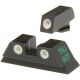 Meprolight Glock 9 mm/357 Sig/40 SW/45 GAP Green/Orange Fixed Set TD, ML10224SUPO, 102243391