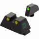 Meprolight Glock 9 mm/357 Sig/40 SW/45 GAP Green/Yellow Fixed Set TD, ML10224SUPY, 102243291