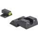 Meprolight Hyper-Bright Plus S&amp;W M&amp;P Shield Ez, Black Yellow Ring, 417713121, 417713121