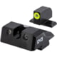 Meprolight Hyper Bright Springfield Armory Echelon Fixed Tritium Night Sight Set, Black, Yellow Front Sight, 0401453121