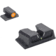 Meprolight Hyper-Bright V-Sight S&amp;W M&amp;P, Non-Or, Sd/Sdve - O Ring, Black Orange Ring, 417103131, 417103131