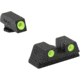 Meprolight IWI Masada Fixed Self-Illuminated Pistol Sights Set, Green, 0195873101