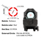 Meprolight M22 1x28mm Reflex Rifle Sight, Bullseye Reticle, Black, 56223000, 56223000