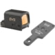 Meprolight MPO PRO-F Reflex Red Dot Sight with RMR Plate for Beretta A300/1301, 1x0.95x0.7in, Green 3 MOA Dot, 33 MOA Circle, Circle and Dot, Black, 901141341