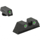 Meprolight Tru-Dot Night Sight Set for Glock 9mm, .357 Sig, .40 S&amp;W, &amp; .45 GAP, Green Front/Rear, 10224, 102243101