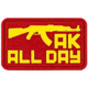 Merica Life AK All Day Patch, 3 x 2, AK-AD