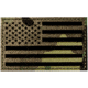 Merica Life Reflective Fabric US Flag Forward Patch, Multi-Cam, 3 x 2in, REF-MC-FLAG-FOR