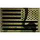 Merica Life Reflective Fabric US Flag Reverse Patch, Multi-Cam, 3 x 2in, REF-MC-FLAG-REV
