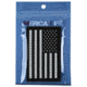 Merica Life Reflective US Flag Patch, Black and White, 3 x 2, REF-USFLAG-BW