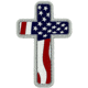 Merica Life US Flag Cross Patch, 2.2 x 3.8, USFLAG-CROSS