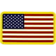 Merica Life US Flag Forward PVC Patch, Red/White/Blue, 3 x 2, USFLAG-FORWARD