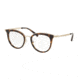 Michael Kors ARUBA MK3026 Bifocal Prescription Eyeglasses, 50mm, Lite Gold, MK3026-3333-50-BI