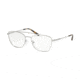 Michael Kors MACAO MK3034 Progressive Prescription Eyeglasses, 53mm, Silver, MK3034-1153-53-PRO