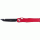Microtech Halo V TE OTF Automatic Knife, Red Handle, Black Tactical Plain X-MT150-1RD