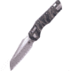 Microtech MSI S/E Apocalyptic Full Serrate Polymer 3.88in Folding Knife, Tiger Stripe Camo, 210T-12APPMTSC