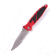 Microtech Socom Elite S/E Apocalyptic Part Serrate 4in Folding Knife, Manual Folder, Red, 160-11APRD
