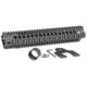 USED, Midwest Industries 12.65in Combat Rail T-Series One Piece Free Float Handguard, Black, MI-CRT-12.625