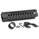 Midwest Industries 9.25in Combat Rail T-Series One Piece Free Float Handguard, Black, MI-CRT-9.25