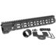 Midwest Industries AR-15 Free Float 1-Piece Handguard, 12.65 inch Combat Rail, Black, Medium, MI-CRM-12.625