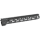 Midwest Industries AR-15 Free Float 1-Piece Handguard, 14 inch Combat Rail, Black, Medium, MI-CRM-14.0