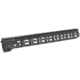 Midwest Industries AR-15 Free Float 1-Piece Handguard, 15 inch Combat Rail, Black, Medium, MI-CRM-15.0