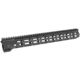 Midwest Industries AR-15 Free Float 1-Piece Handguard, 15 inch Combat Rail, Black, Medium, MI-CRM-15.0