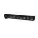 Midwest Industries AR-15 Free Float 1-Piece Handguard, 15 inch Combat Rail, Black, Medium, MI-CRM-15.0