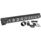 Midwest Industries AR-15 Free Float 1-Piece Handguard, 15 inch Combat Rail, Black, Medium, MI-CRM-15.0