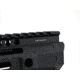 Midwest Industries AR-15 Free Float 1-Piece Handguard, 7 inch Combat Rail, Black, Medium, MI-CRM-7.0