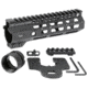 Midwest Industries AR-15 Free Float 1-Piece Handguard, 7 inch Combat Rail, Black, Medium, MI-CRM-7.0