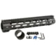 Midwest Industries High Combat Rail Handguard, DPMS LR-308, 12.625 in, M-LOK, .210 Tang Height, Anodized, Black, MI-CR308-12.625