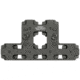 Midwest Industries Lever Stock Shell Holder Plate, Black, Lever S
