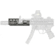 Midwest Industries MP5K M-LOK Suppressor Handguard, Black, MI-MP5K-SD
