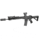 Midwest Industries Night Fighter M-LOK Handguard, Black, 13.5in, MI-NF13.5