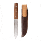 MIL-TEC German Sailor Fixed Blade Knife w/Sheath, 3in, 440A Stainless Steel, Wood Handle, Brown, 15375000