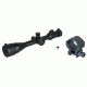 Millett 4-16x50 Tactical Rifle Scope, Matte Black w/ Illuminated Mil-Dot Bar Reticle BK81001 w/ Millett 30mm Tactical Detachable Ring, Low, Matte Black DT00713