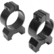 Millett Angle-Loc Detachable Rings, 30mm Medium, Bright Aluminum, Vertical Split, Clam