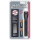 MagLite Mini 2 Cell AA Incandescent Flashlight, Black, Blister Card, M2A01H