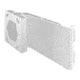 Minn-Kota Raptor Jack Plate Adapter Bracket - Port - 5in Setback - 4in Rise - White, 1810383