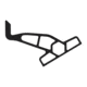 Minn-Kota Raptor Jack Plate Adapter Bracket - Starboard - 2in Rise - 4in Rise - Black, 1810360