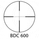 Minox ZA 5 HD 3-15x42 SF w/ BDC 600 Reticle, Black 66431