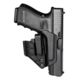 Mission First Tactical Minimalist IWB Holster, Glock 19/Glock 23/Glock 26/Glock 27/Glock 33/Glock 17/Glock 22/Glock 34, Ambidextrous, Black, H2GL940AIWBM