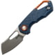 MKM Isonzo Linerlock Folding Knife, 2.25" stonewash finish Bohler N690 stainless blade, Blue FRN handle, MK FX03-2PBL