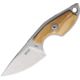 MKM Mikro 1 Fixed Blade Knife by Jesper Voxnaes, 2in, Bohler M390, Satin Drop Point Blade, Olive Wood Handle, MK MR01-O