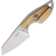 MKM Mikro 2 Fixed Blade Knife by Jesper Voxnaes, 2in, Bohler M390, Satin Sheepsfoot Blade, Olive Wood Handle, MK MR02-O