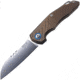 MKM Root Slip Joint Bronze Folding Knife, 2.75 satin finish Bohler M390 stainless blade, Bronze anodized titanium handle, MK RT-TBR