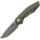MKM Timavo Linerlock Viper Folding Knife, 3" stonewash finish Bohler M390 stainless blade, Green canvas micarta handle, MK VP02-GC